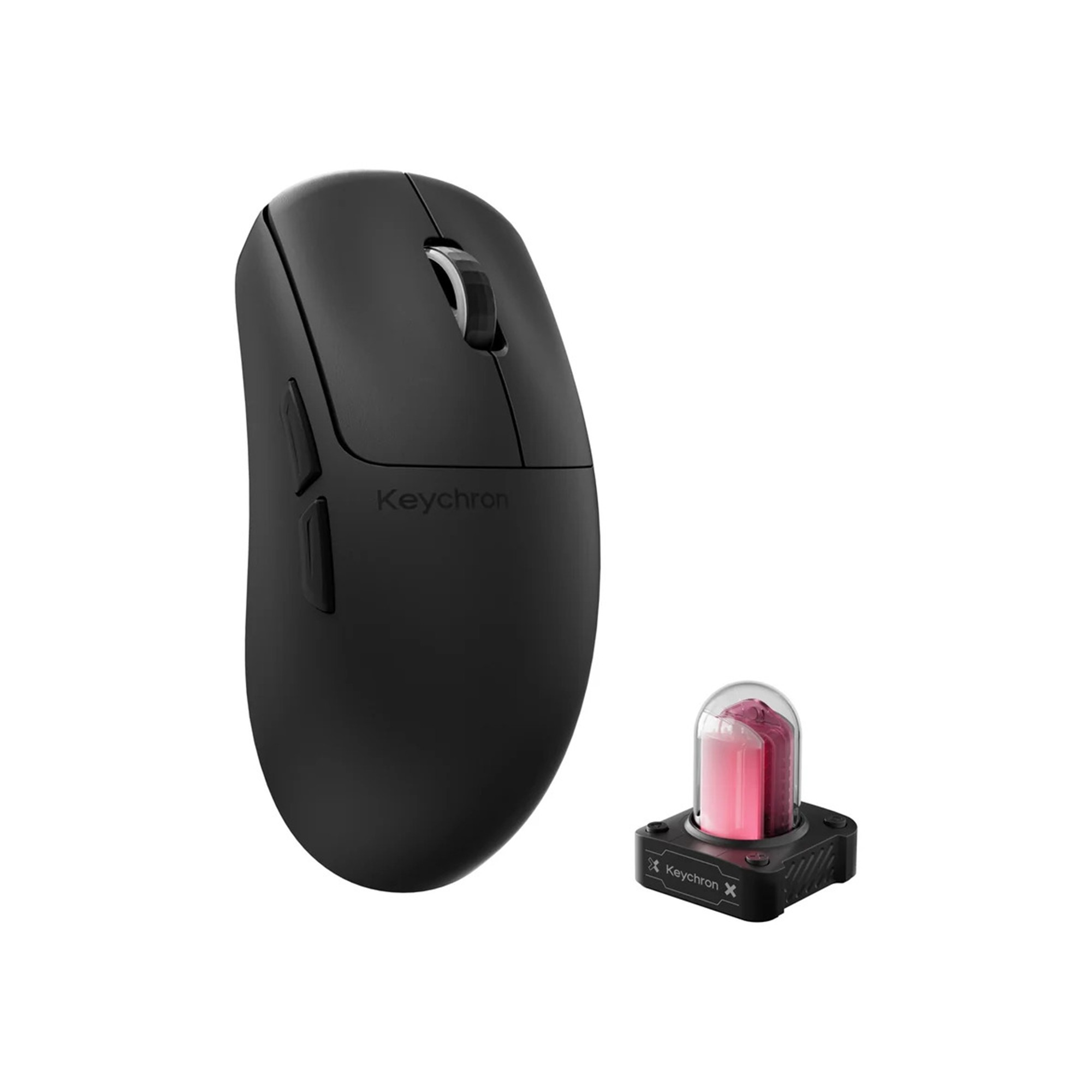 Игровая мышь с гибридными переключателями MagOptic Keychron G6 HE UltraLight Wireless Mouse